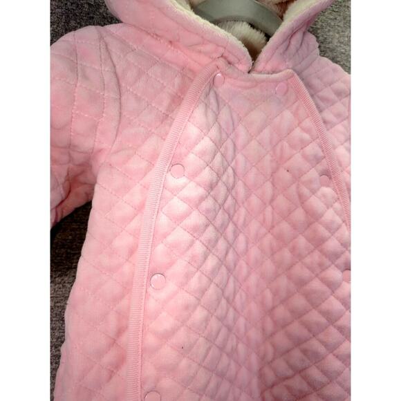 Nordstrom Baby Quilted Cotton Bunting Pink Size 6 Months - Picture 4 of 13